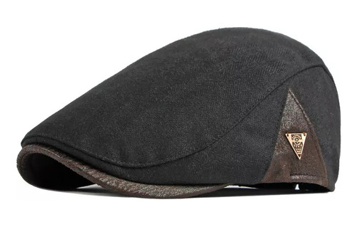 Moda Otoño Boina Sombrero Hombres Retro Newsboy Ivy Flat Cap