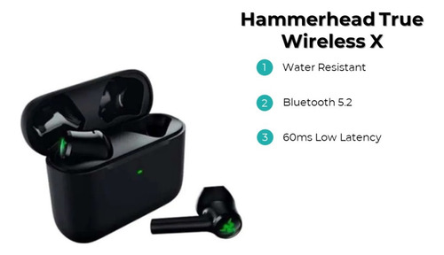 Fone De Ouvido Bluetooth Sem Fio Razer Hammerhead True Wirel