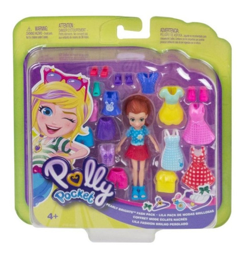 Imagen 3 de 6 de Muneca 20cm Polly Pocket Mattel Gft97 Coleccion De Modas