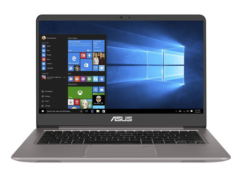 Notebook Asus ZenBook UX410UA quartz gray 14", Intel Core i5 8250U  8GB de RAM 256GB SSD, Intel UHD Graphics 620 1920x1080px Windows 10 Home