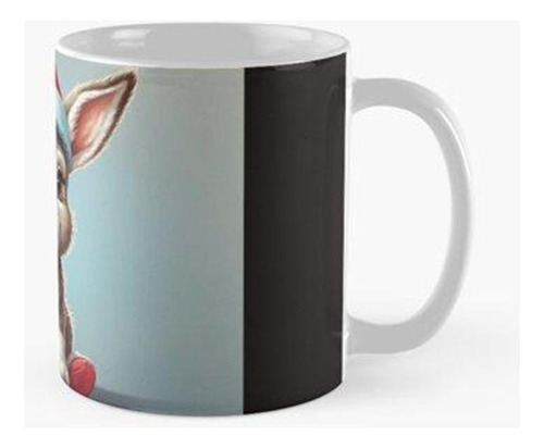 Taza Lindos Y Tiernos Diseños Navideños De Burro. Calidad Pr