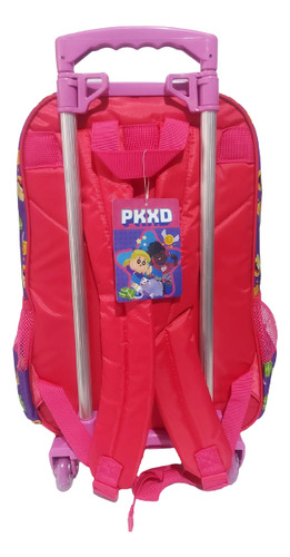 Mochila De Carrinho Escolar Infantil G Luxcel Pkxd Cor Violeta
