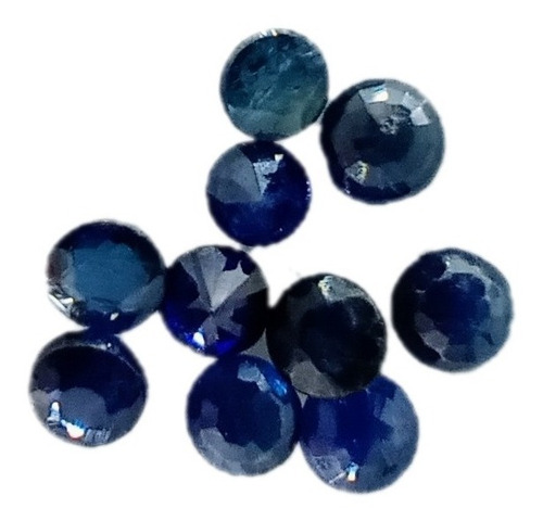 Safira Azul Redonda Natural 2 Mm Aa