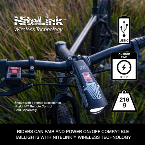 Lámpara Luz De Bicicleta Niterider Lumina Max 1500 Nitelink