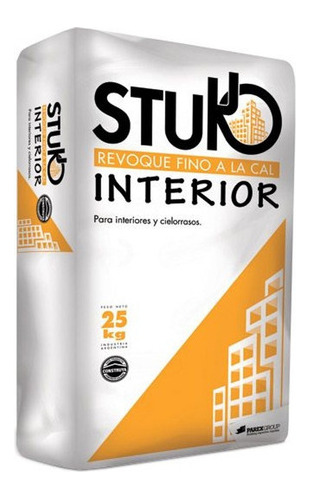 Imagen 3 de 5 de Mortero Stuko Revoque Fino Interior Cielorraso 25kg Parex Mm