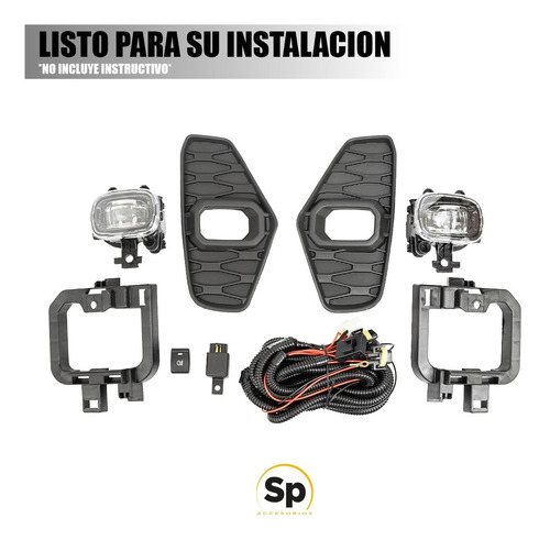 Imagen 2 de 9 de Faros De Niebla Nissan Np300 Frontier 2021+ Kit Led Oem Dire