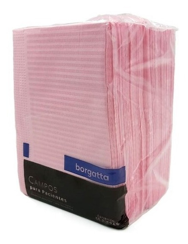 Campos Bolsa C/50 Borgatta Toallas Desechables Color Rosa 