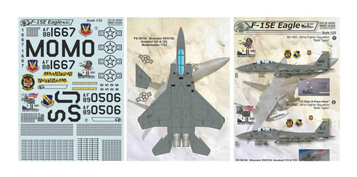 Adhesivo Para Mcdonnell Dougla F-15 Eagle Aircraft 1 32