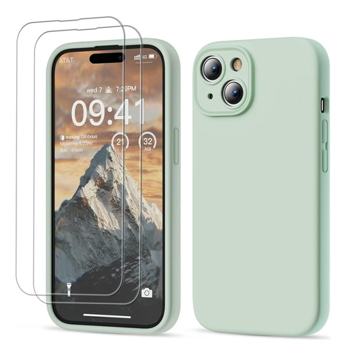 Funda P/ Celular Goodvish Verde Claro P/ iPhone 15 6.1''