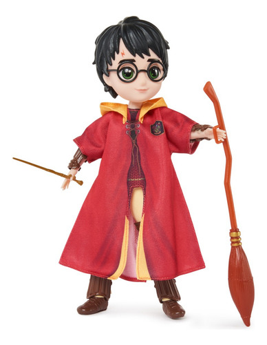 Wizarding World Harry De Lujo Quidditch Figura 8 Pulgadas