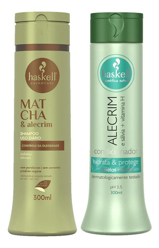  Kit Haskell Alecrim - Shampoo E Condicionador 300ml