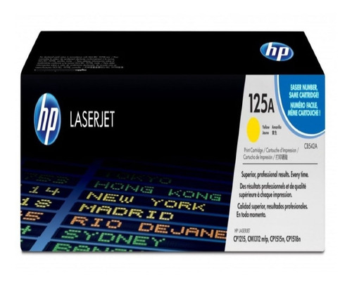Imagen 3 de 3 de Toner Original Hp 125 Cb541 2 3 Cian Magenta Amarillo C/uno