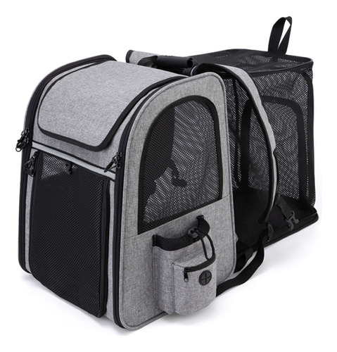 Bolsa De Viaje Con Mochila Para Mascotas Ventilada