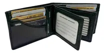 Comprar  Billeteras Hombre Cuero Porta Documentos Capacidad Para 12 Tarjetas Pesos Dolares Euros Modelo 0916
