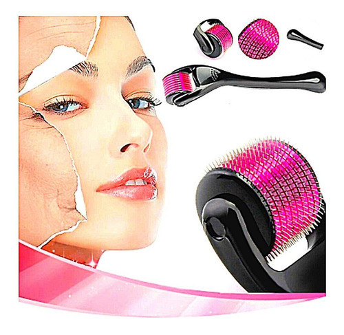 Imagem 4 de 6 de Dermaroller 540 Agulhas Derma Roller System 2.5mm Drs