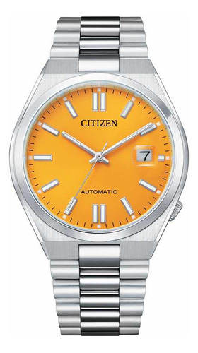 Reloj Citizen Tsuyosa Amarillo Automatico