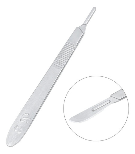 Mango Para Cutter/ Exacto/ Bisturí Acero Inoxidable N°3
