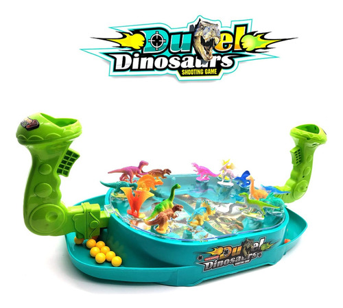 Juego De Mesa Batalla De Dinosaurios - Dinosaurios - 2 Jugad