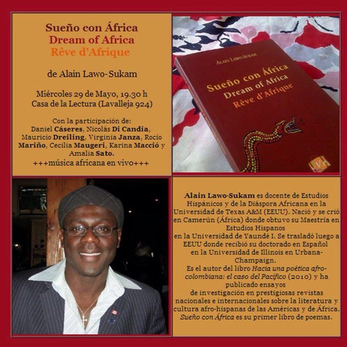 Imagen 2 de 7 de Libro Poesía Sueño Con Africa Alain Lawo-sukam Viajera Ed