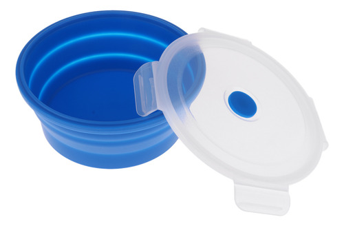 Cuenco Plegable De Silicona Azul De 400 Ml