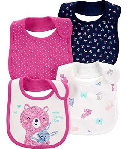 De Los Bebés 4-pack Dentición Baberos De Carter