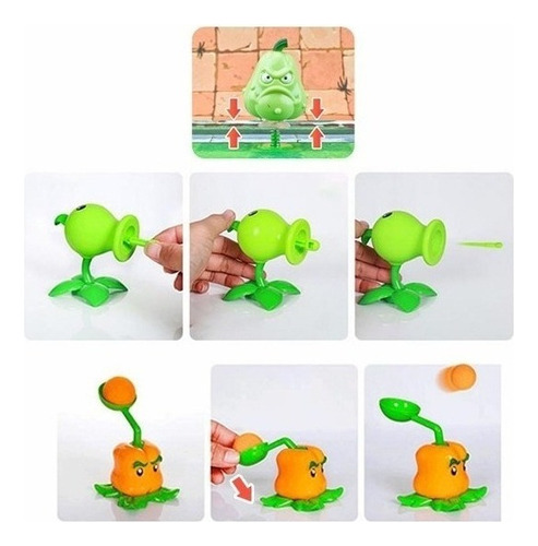 Juguetes De Plantas Contra Zombies Con Bala De Cañón02