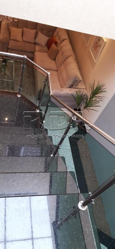 Imagem 12 de 20 de Sobrado À Venda, 3 Quartos, 3 Suítes, 4 Vagas, Vila Scarpelli - Santo André/sp - 4088