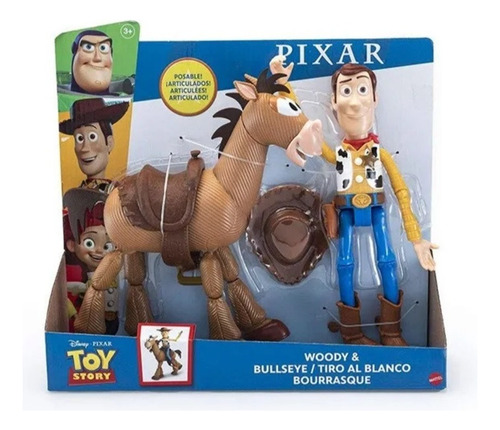 Woody Y Tiro Al Blanco De Toy Story 4 Articulados 25cm Ofert