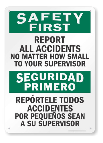 Smartsign  Primera: Informe Accidente Supervisor Seguridad X