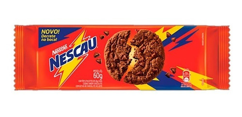 Biscoito Cookies Nescau Nestlé 60 Grs