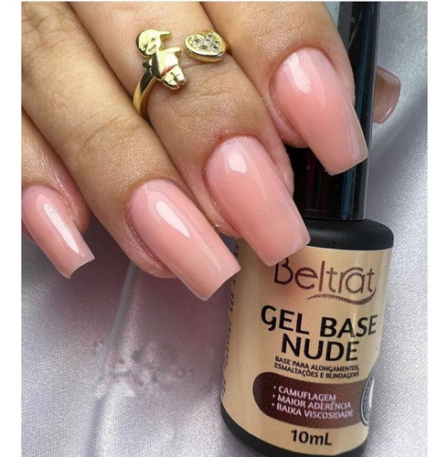 Gel Base Nude Beltrat Alongamentos De Unhas Aumenta O Brilho