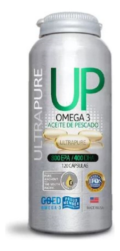 Omega 3 Up Ultra Pure (120 Caps) 800 Epa/ 400 Dha