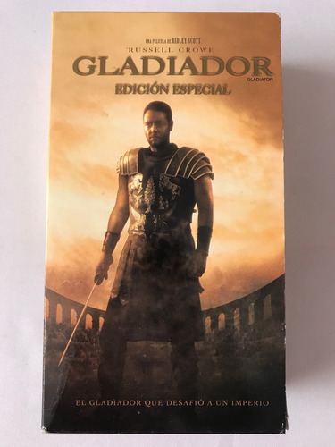 Gladiador Vhs Edicion Especial 2 Set Gladiator Russell Crowe (Usado)