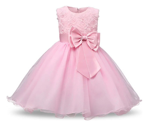 Vestido De Fiesta De Princesa Para Niñas, Elegante, Floral,