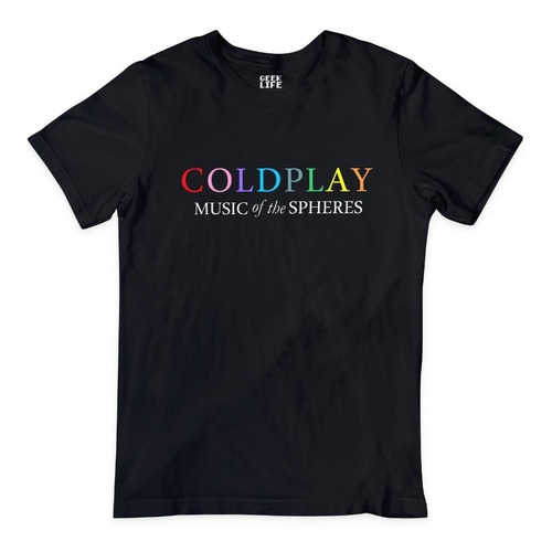 Camiseta Coldplay Music Of The Spheres Tour Rock