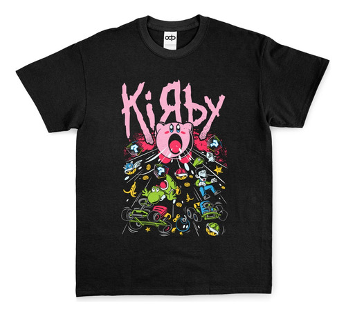 Remera Kirby D4 Algodón - Videojuegos
