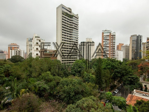 Imagem 12 de 30 de Morar No Local Mais Agradável De Um Dos Bairros Mais Cobiçados Da Capital: A Vila Nova Conceição. Arborizado E Seguro, Pertinho Do Parque Ibirapuera. 386,82m² Área Útil, Lavabo, Sa - Ap00717 - 693953