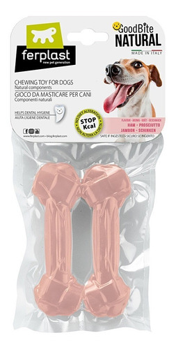 Juguete Masticable Perro Ferplast Natural Ham Bone S