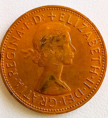 One Penny Del Año 1967 ( Elizabeth ) Reino Unido