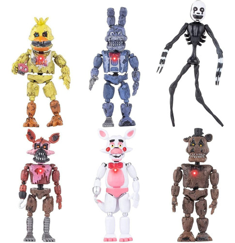 Imagen 2 de 10 de Kit 11 Five Nights At Freddy S Fnaf Bonnie Figura De Acción