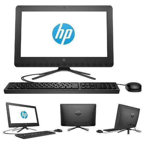 Computadora all in one HP 205 G3 de 1600pxx900px con procesador AMD E2-7110, memoria RAM de 4GB, disco duro de 1TB, memoria gráfica AMD Radeon R2