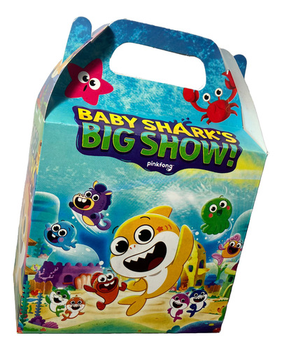 Artículos Para Fiestas Kit Fiesta Baby Shark Bebé Tiburón.