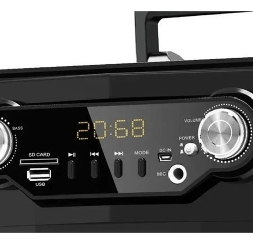 Imagen 4 de 8 de Parlante Portátil Excess Exc800 Bluetooth Radio Fm Karaoke