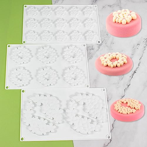 Molde De Silicona 3d Con Forma De Flor De 6 Cavidades Para H