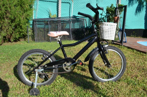 Bicicleta Con Rueditas Para Niña - Rodado 16