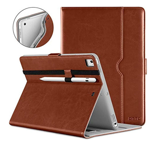 Estuche Para iPad En Cuero Sintético Con Visión Multiángulo