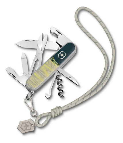 Cortapluma Victorinox Companion Estilo Ciudades + Cordon. Color New York Style