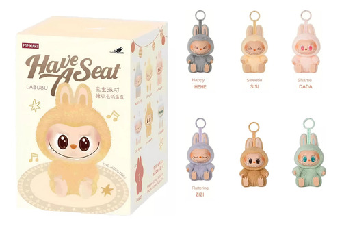 Labubu Monster Peluche Colección Limitada Macaron Have Seat