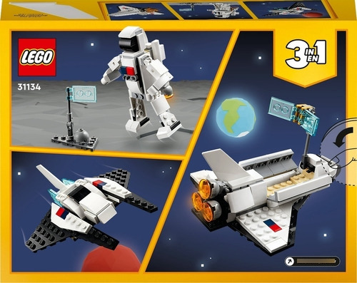 Kit De Construcción Lego 3 En 1 Transbordador Espacial 31134