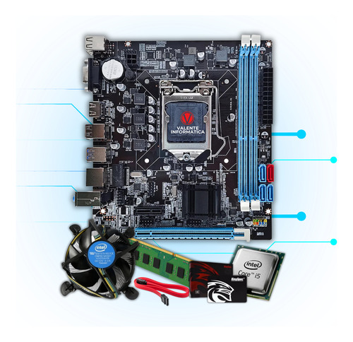 Cpu Pc Intel Core I5 6500 6° Geração, 16gb Ddr4, Nvme 480gb